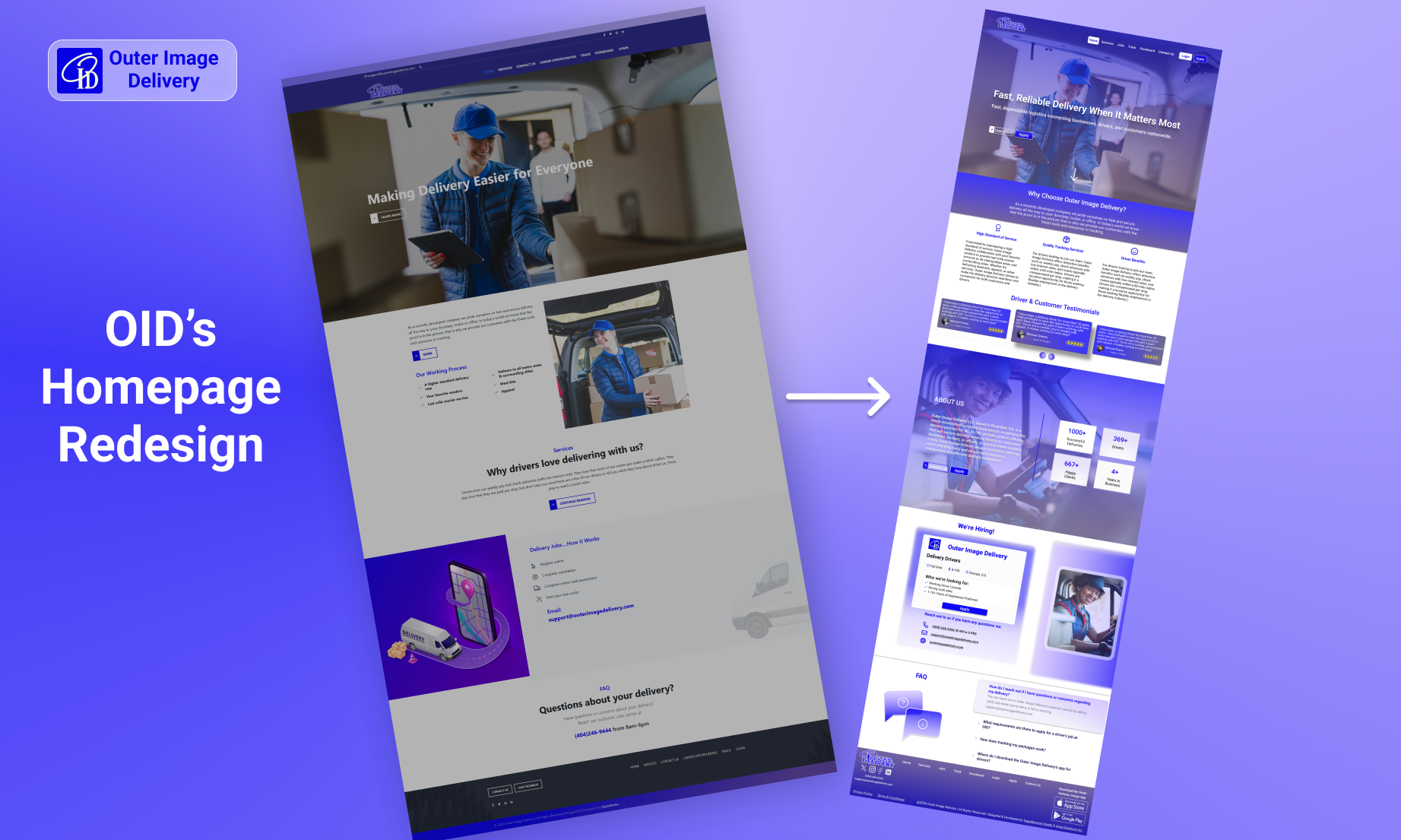 UX/UI Case Study – OID Homepage Redesign